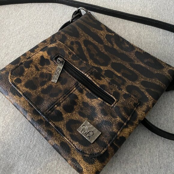 Lula Faux Leather Leopard Print Crossbody Bag - Picture 4 of 16